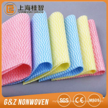 Rolos de limpeza de tecido não tecido de rendas fiadas onduladas para lenços umedecidos